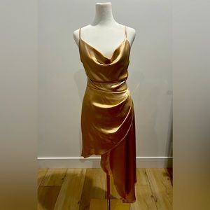 Revolve Jacinda dress in Gold